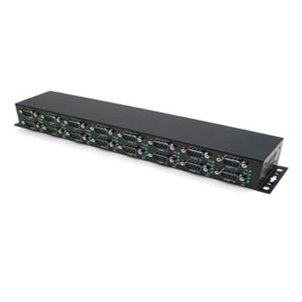 Industrial 16-Port RS-232 to USB 2.0 High Speed Converter with Locking Feature